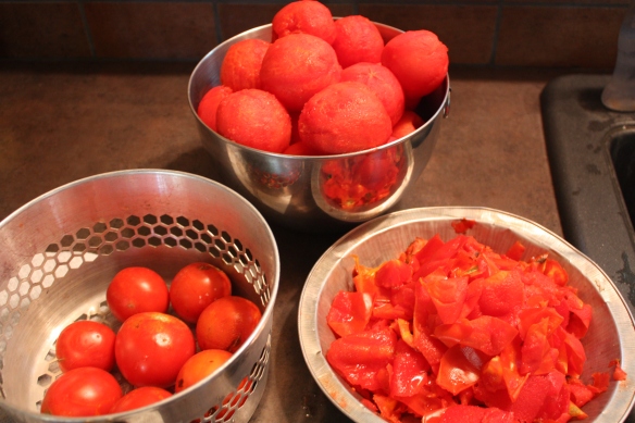 Tomato prep . . . . how many more pounds?  